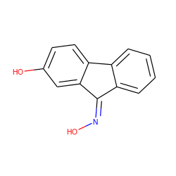 ON=C1c2ccccc2-c2ccc(O)cc21 ZINC000263609082