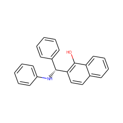 Oc1c([C@H](Nc2ccccc2)c2ccccc2)ccc2ccccc12 ZINC000653808027