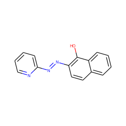 Oc1c(N=Nc2ccccn2)ccc2ccccc12 ZINC000253915586