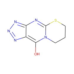 Oc1c2nnnc-2nc2n1CCCS2 ZINC000101030457