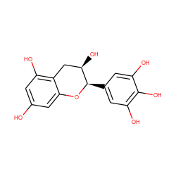 Oc1cc(O)c2c(c1)O[C@H](c1cc(O)c(O)c(O)c1)[C@H](O)C2 ZINC000003870336