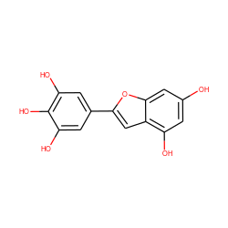 Oc1cc(O)c2cc(-c3cc(O)c(O)c(O)c3)oc2c1 ZINC000116981086