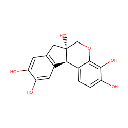 Oc1cc2c(cc1O)[C@@H]1c3ccc(O)c(O)c3OC[C@]1(O)C2 ZINC000000155806