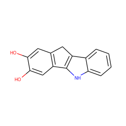 Oc1cc2c(cc1O)-c1[nH]c3ccccc3c1C2 ZINC000045350030