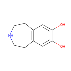 Oc1cc2c(cc1O)CCNCC2 ZINC000013650238