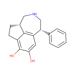 Oc1cc2c3c(c1O)CC[C@@H]3CNC[C@@H]2c1ccccc1 ZINC000028758914