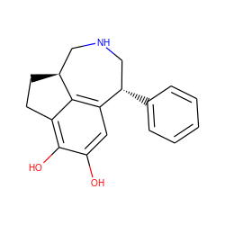 Oc1cc2c3c(c1O)CC[C@H]3CNC[C@@H]2c1ccccc1 ZINC000028758308