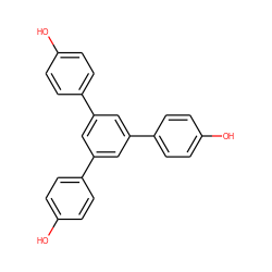 Oc1ccc(-c2cc(-c3ccc(O)cc3)cc(-c3ccc(O)cc3)c2)cc1 ZINC000001599717