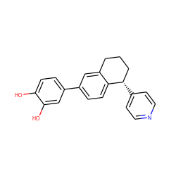 Oc1ccc(-c2ccc3c(c2)CCC[C@@H]3c2ccncc2)cc1O ZINC000036294378