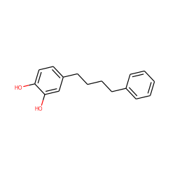 Oc1ccc(CCCCc2ccccc2)cc1O ZINC000028896148