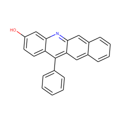 Oc1ccc2c(-c3ccccc3)c3cc4ccccc4cc3nc2c1 ZINC001772570392