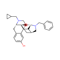 Oc1ccc2c(c1)[C@@]13CCN(CC4CC4)[C@@H](C2)[C@@]12CC[C@H]1[C@H]3[C@@H](CN1Cc1ccccc1)C2 ZINC001772631939