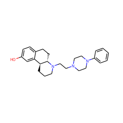 Oc1ccc2c(c1)[C@@H]1CCCN(CCN3CCN(c4ccccc4)CC3)[C@H]1CC2 ZINC000040848962