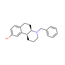 Oc1ccc2c(c1)[C@@H]1CCCN(Cc3ccccc3)[C@@H]1CC2 ZINC000026272184