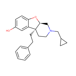 Oc1ccc2c(c1)[C@]1(CCc3ccccc3)CCN(CC3CC3)C[C@@H]1O2 ZINC000096927725