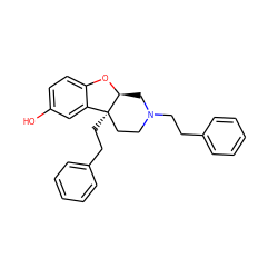 Oc1ccc2c(c1)[C@]1(CCc3ccccc3)CCN(CCc3ccccc3)C[C@@H]1O2 ZINC000096927515