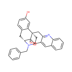 Oc1ccc2c(c1)[C@]13CCN(Cc4ccccc4)[C@H](C2)[C@]1(O)Cc1cc2ccccc2nc1C3 ZINC000064528031