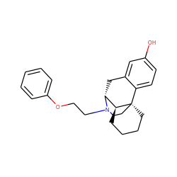 Oc1ccc2c(c1)C[C@@H]1[C@@H]3CCCC[C@@]23CCN1CCOc1ccccc1 ZINC000100846300