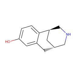 Oc1ccc2c(c1)C[C@H]1CNC[C@H]2C1 ZINC000100520648