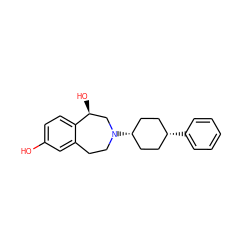 Oc1ccc2c(c1)CCN([C@H]1CC[C@@H](c3ccccc3)CC1)C[C@@H]2O ZINC000101376767