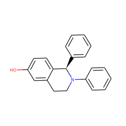 Oc1ccc2c(c1)CCN(c1ccccc1)[C@@H]2c1ccccc1 ZINC000026650910