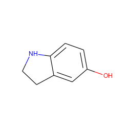 Oc1ccc2c(c1)CCN2 ZINC000013462664