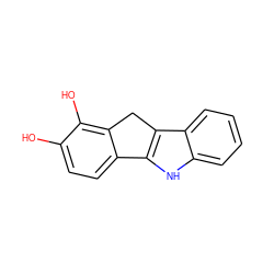 Oc1ccc2c(c1O)Cc1c-2[nH]c2ccccc12 ZINC000045356684