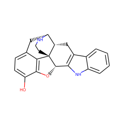 Oc1ccc2c3c1O[C@H]1c4[nH]c5ccccc5c4C[C@H]4[C@@H](C2)NCC[C@]314 ZINC000013729842