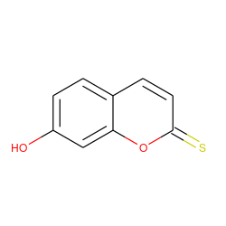 Oc1ccc2ccc(=S)oc2c1 ZINC000073336871