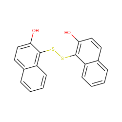 Oc1ccc2ccccc2c1SSc1c(O)ccc2ccccc12 ZINC000001957909