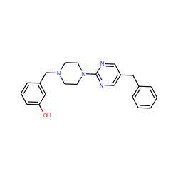 Oc1cccc(CN2CCN(c3ncc(Cc4ccccc4)cn3)CC2)c1 ZINC000066076303