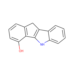 Oc1cccc2c1-c1[nH]c3ccccc3c1C2 ZINC000045356149