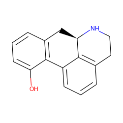 Oc1cccc2c1-c1cccc3c1[C@@H](C2)NCC3 ZINC000003651666