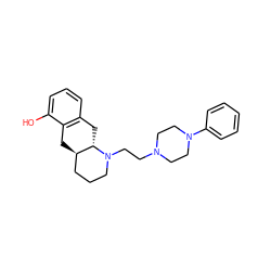 Oc1cccc2c1C[C@@H]1CCCN(CCN3CCN(c4ccccc4)CC3)[C@H]1C2 ZINC000040847620