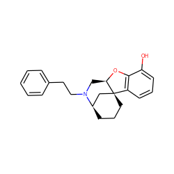 Oc1cccc2c1O[C@@H]1CN(CCc3ccccc3)[C@@H]3CCC[C@]21C3 ZINC000072106676