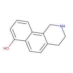 Oc1cccc2c3c(ccc12)CCNC3 ZINC000028712987