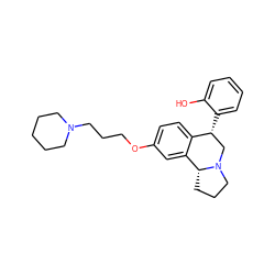 Oc1ccccc1[C@@H]1CN2CCC[C@@H]2c2cc(OCCCN3CCCCC3)ccc21 ZINC000028886019