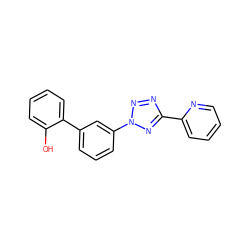 Oc1ccccc1-c1cccc(-n2nnc(-c3ccccn3)n2)c1 ZINC000028395653