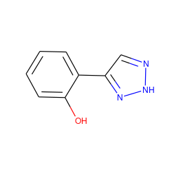 Oc1ccccc1-c1cn[nH]n1 ZINC000034027363