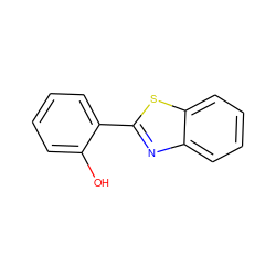 Oc1ccccc1-c1nc2ccccc2s1 ZINC000000235985