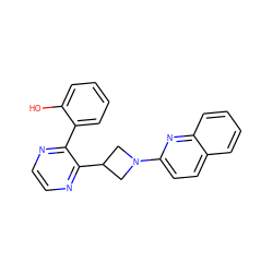 Oc1ccccc1-c1nccnc1C1CN(c2ccc3ccccc3n2)C1 ZINC000139791814