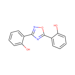 Oc1ccccc1-c1noc(-c2ccccc2O)n1 ZINC000000245770