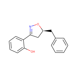 Oc1ccccc1C1=NO[C@@H](Cc2ccccc2)C1 ZINC000095585121