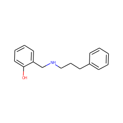 Oc1ccccc1CNCCCc1ccccc1 ZINC000020122703