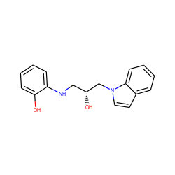 Oc1ccccc1NC[C@@H](O)Cn1ccc2ccccc21 ZINC000000818944