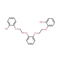 Oc1ccccc1OCCOc1ccccc1OCCOc1ccccc1O ZINC000002275132