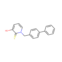 Oc1cccn(Cc2ccc(-c3ccccc3)cc2)c1=S ZINC000095586792