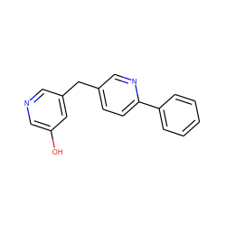 Oc1cncc(Cc2ccc(-c3ccccc3)nc2)c1 ZINC000096282868