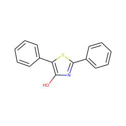 Oc1nc(-c2ccccc2)sc1-c1ccccc1 ZINC000000012806