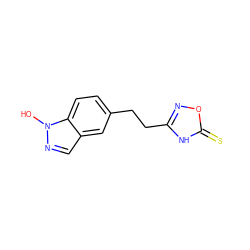 On1ncc2cc(CCc3noc(=S)[nH]3)ccc21 ZINC000148065648